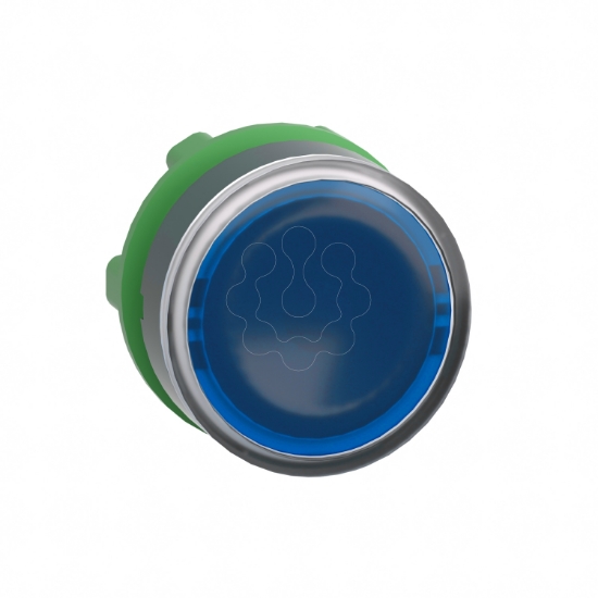 Imagem de Cabeca de botao de pressao iluminada - o 22 - azul