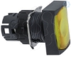 Imagem de Cabeca de botao de pressao rectangular iluminada - o 16 - amarela