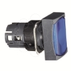 Imagem de Cabeca de botao de pressao rectangular iluminada - o 16 - azul