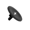 Imagem de black cap marked + for circular pushbutton O22