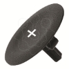 Imagem de black cap marked + for circular pushbutton O22