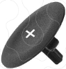 Imagem de black cap marked + for circular pushbutton O22