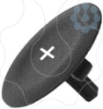 Imagem de black cap marked + for circular pushbutton O22