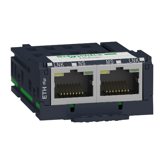 Imagem de Modbus tcp communication module for zbrn1 2 ethernet rj45 connectors