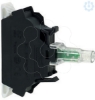 Imagem de Bloco luminoso Harmony XB4 Harmony XB5 branco para cabeca 22mm LED universal terminais de mola 110...120V