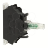 Imagem de Bloco luminoso Harmony XB4 Harmony XB5 branco para cabeca 22mm LED universal terminais de mola 110...120V