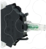 Imagem de Bloco luminoso Harmony XB4 Harmony XB5 branco para cabeca 22mm LED universal terminais de mola 110...120V