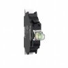 Imagem de Bloco luminoso Harmony XB4 Harmony XB5 branco para cabeca 22mm LED universal terminais de mola 110...120V