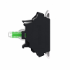 Imagem de Bloco luminoso Harmony XB4 Harmony XB5 branco para cabeca 22mm LED universal terminais de mola 110...120V