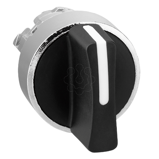 Imagem de Cabeca de interruptor selector - 3 posicoes - o 22 - preta