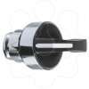 Imagem de Cabeca de interruptor selector - 2 posicoes - o 22 - preta
