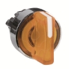 Imagem de Cabeca de interruptor selector iluminada - 2 posicoes - o 22 - amarela