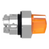 Imagem de Cabeca de interruptor selector iluminada - 2 posicoes - o 22 - amarela