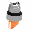 Imagem de Cabeca de interruptor selector iluminada - 2 posicoes - o 22 - amarela