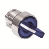 Imagem de Cabeca de interruptor selector iluminada - 2 posicoes - o 22 - azul