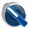 Imagem de Cabeca de interruptor selector iluminada - 2 posicoes - o 22 - azul