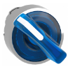 Imagem de Cabeca de interruptor selector iluminada - 2 posicoes - o 22 - azul