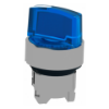 Imagem de Cabeca de interruptor selector iluminada - 2 posicoes - o 22 - azul