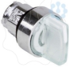 Imagem de Cabeca de interruptor selector iluminada - 3 posicoes - o 22 - branca