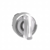Imagem de Cabeca de interruptor selector iluminada - 3 posicoes - o 22 - branca