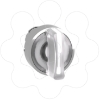 Imagem de Cabeca de interruptor selector iluminada - 3 posicoes - o 22 - branca