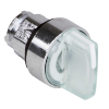 Imagem de Cabeca de interruptor selector iluminada - 3 posicoes - o 22 - branca