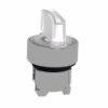 Imagem de Cabeca de interruptor selector iluminada - 3 posicoes - o 22 - branca