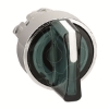 Imagem de Cabeca de interruptor selector iluminada - 3 posicoes - o 22 - verde
