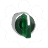 Imagem de Cabeca de interruptor selector iluminada - 3 posicoes - o 22 - verde