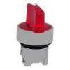 Imagem de Cabeca de interruptor selector iluminada - 3 posicoes - o 22 - vermelha