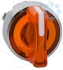 Imagem de Cabeca de interruptor selector iluminada - 3 posicoes - o 22 - amarela