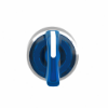 Imagem de Cabeca de interruptor selector iluminada - 3 posicoes - o 22 - azul
