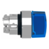 Imagem de Cabeca de interruptor selector iluminada - 3 posicoes - o 22 - azul