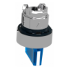 Imagem de Cabeca de interruptor selector iluminada - 3 posicoes - o 22 - azul