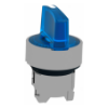 Imagem de Cabeca de interruptor selector iluminada - 3 posicoes - o 22 - azul