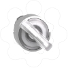 Imagem de Cabeca de interruptor selector iluminada - 2 posicoes - o 22 - branca