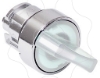 Imagem de Cabeca de interruptor selector iluminada - 2 posicoes - o 22 - branca