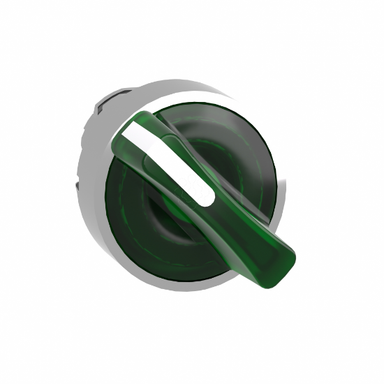Imagem de Cabeca de interruptor selector iluminada - 2 posicoes - o 22 - verde