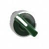 Imagem de Cabeca de interruptor selector iluminada - 2 posicoes - o 22 - verde