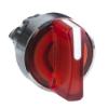 Imagem de Cabeca de interruptor selector iluminada - 2 posicoes - o 22 - vermelha