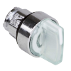 Imagem de Cabeca de interruptor selector iluminada - 3 posicoes - o 22 - branca