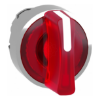 Imagem de Cabeca de interruptor selector iluminada - 3 posicoes - o 22 - vermelha