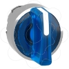 Imagem de Cabeca de interruptor selector iluminada - 3 posicoes - o 22 - azul