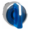 Imagem de Cabeca de interruptor selector iluminada - 3 posicoes - o 22 - azul