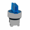 Imagem de Cabeca de interruptor selector iluminada - 3 posicoes - o 22 - azul
