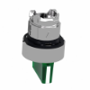 Imagem de Cabeca de interruptor selector iluminada - 3 posicoes - o 22 - verde