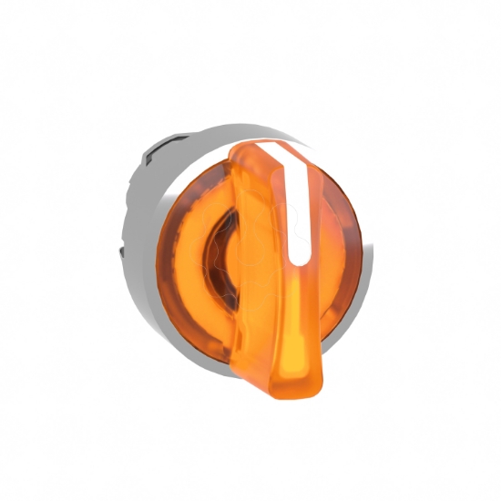 Imagem de Cabeca de interruptor selector iluminada - 3 posicoes - o 22 - amarela