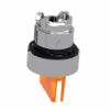 Imagem de Cabeca de interruptor selector iluminada - 3 posicoes - o 22 - amarela