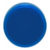 Imagem de Cabeca sinalizadora - o 22 - redonda - lente simples azul