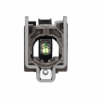 Imagem de Montagem completa do corpo/bloco luminoso Harmony XB4 branco LED universal corpo/colar de fixacao 110...120V